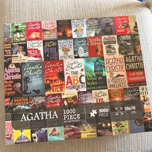 Agatha Christie Murder Mystery Book Covers Jigsaw Puzzle 1000 Pieces